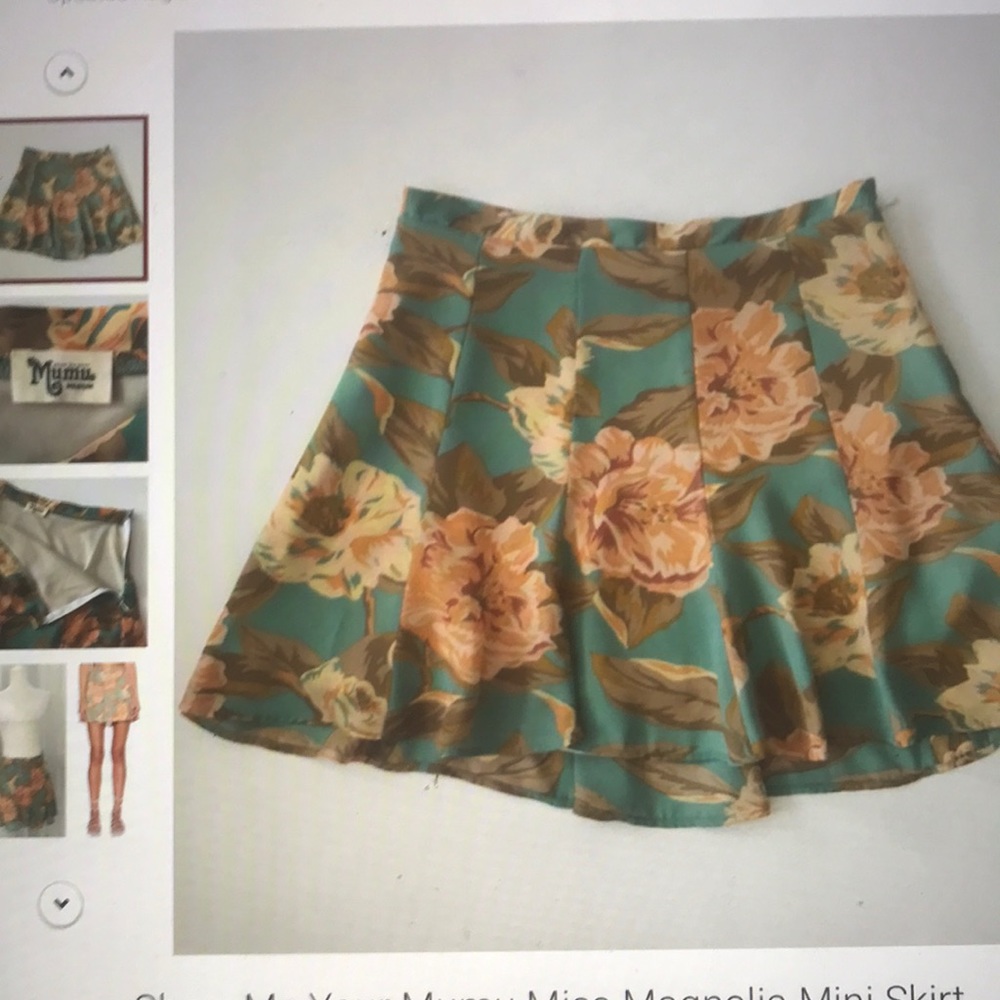 Show Me Your MuMu Miss Magnolia Skirt